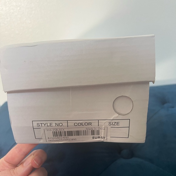 Ankle strap black heels - Picture 4 of 5